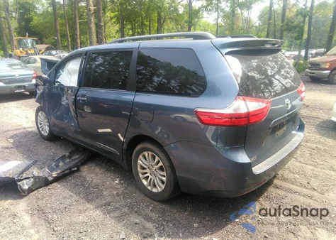 2016 Toyota Sienna Xle Premium 8 Passenger из США, поврежденный, VIN 5TDYK3DC5GS758359